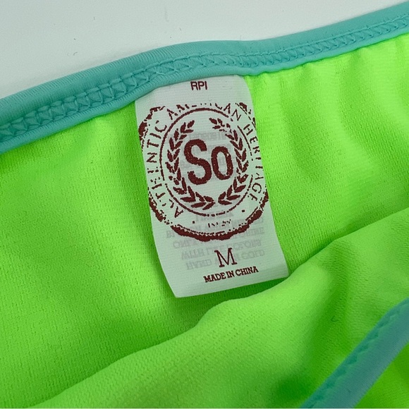 NEW SO Medium Bikini Swim Bottom Mint - Picture 3 of 7